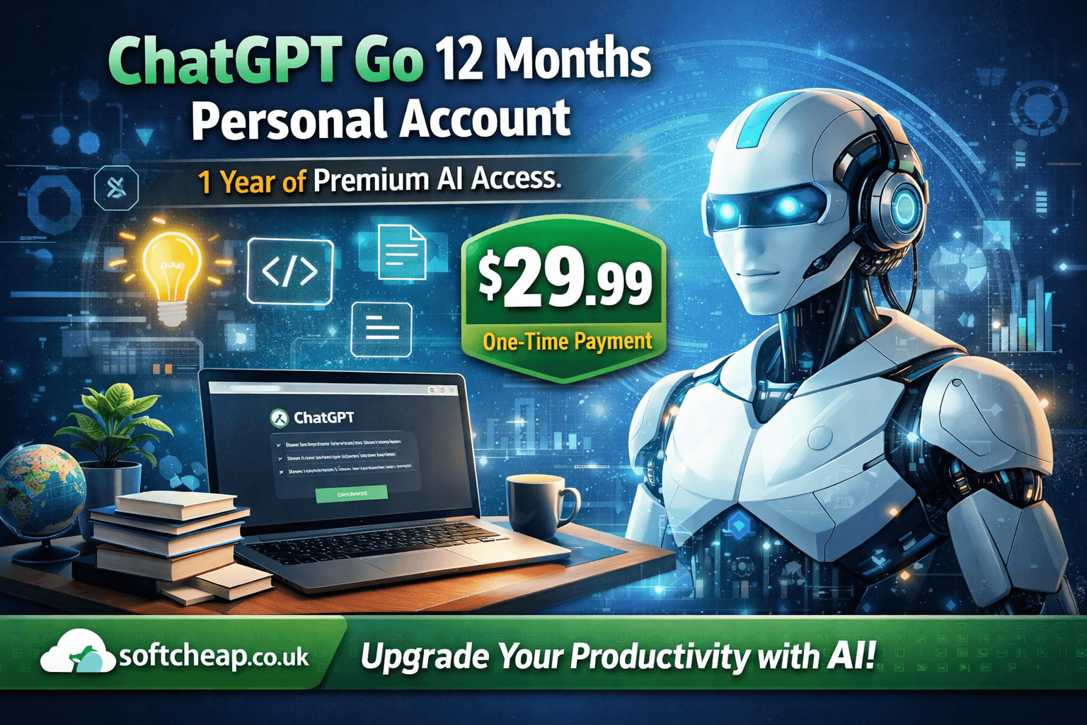 ChatGPT Go 12 Months Personal Account