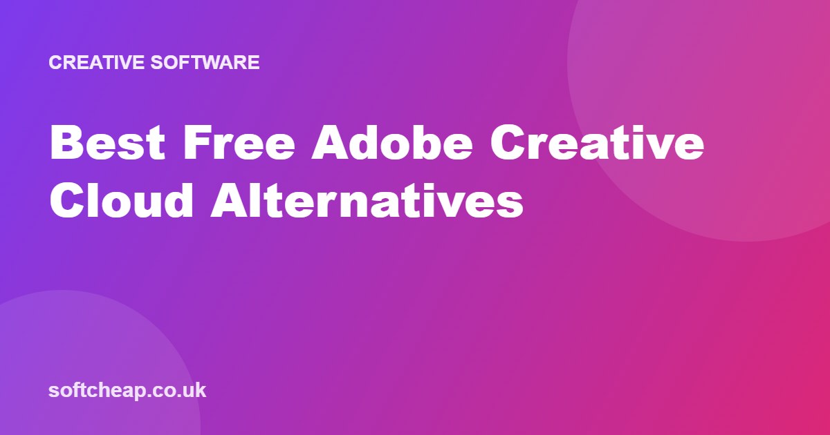 Best Free Adobe Creative Cloud Alternatives